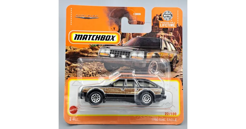 Szezonális akció AMC Eagle 1980 1 64 fekete Matchbox B