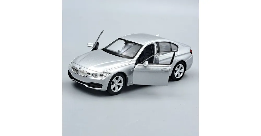 Expressz kézbesítés BMW 335i ezüst Welly modell autó