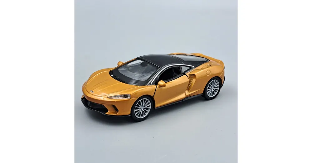 Bestseller McLaren GT Welly modell autó arany