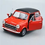 Akciós ár Mini Cooper 1300 piros Welly modellautó