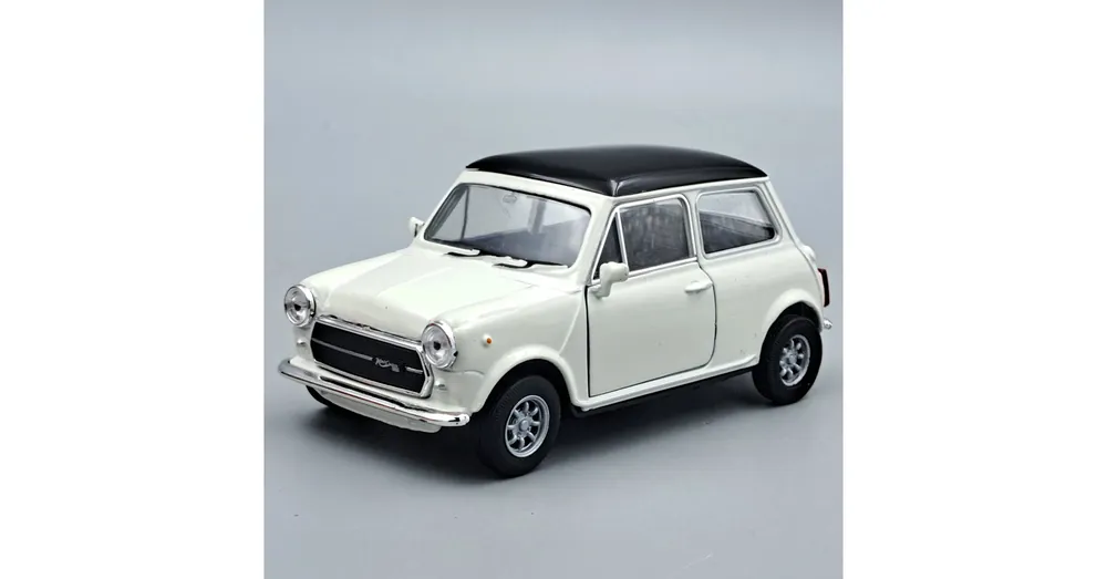 Mini Cooper 1300 fehér Welly modellautó Szuper akció
