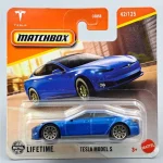Akció Tesla Model S 1 64 Matchbox kék B