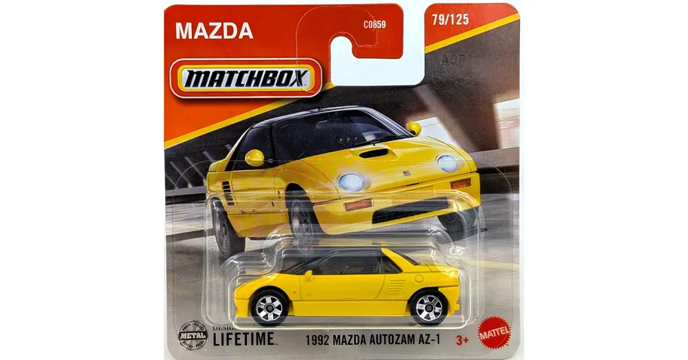 Azonnali szállítás Mazda Autozam AZ-1 1992 Matchbox sárga B