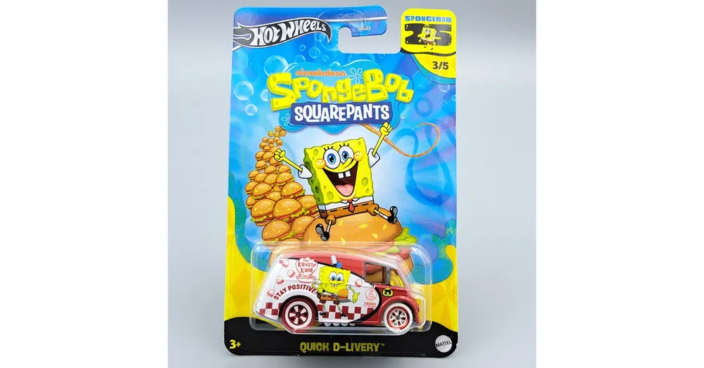 Olcsóbb Hot Wheels Spongebob Quick D-Livery
