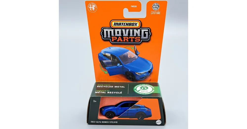 Azonnali szállítás Alfa Romeo Stelvio Matchbox Moving Part