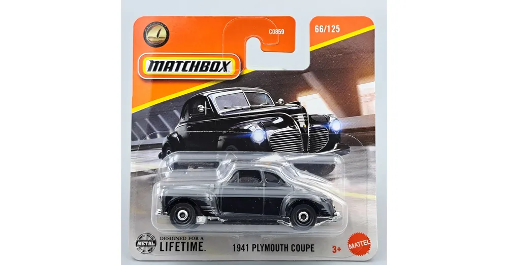 Vedd meg online Plymouth Coupe 1941 Matchbox fekete B