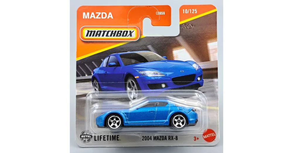 Utolsó esély Mazda RX-8 2004 kék Matchbox modell B