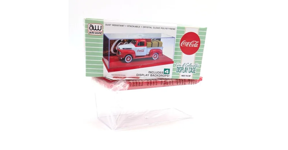 Szuper akció Vitrin 1 43 modell autókhoz (Coca-Cola)