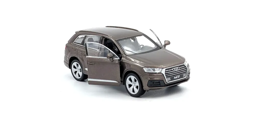 Gyors szállítás Audi Q7 Welly modellautó barna TA