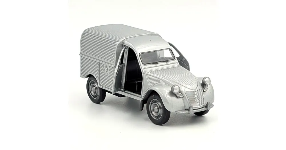 Végkiárusítás Citroen 2CV Furgon szürke Welly