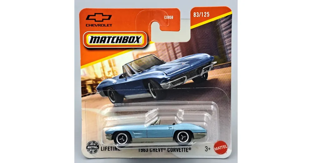 Azonnali szállítás Chevy Corvette 1963 Matchbox modell B
