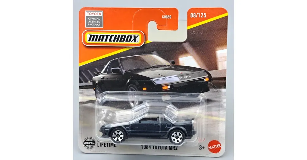 Árengedmény Toyota MR2 1984 fekete Matchbox modell B