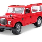 Szezonális akció Land Rover Series II 1 24 BBurago piros