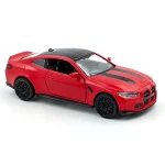 BMW M4 modell és játékautó piros RMZ Kedvezményes ár