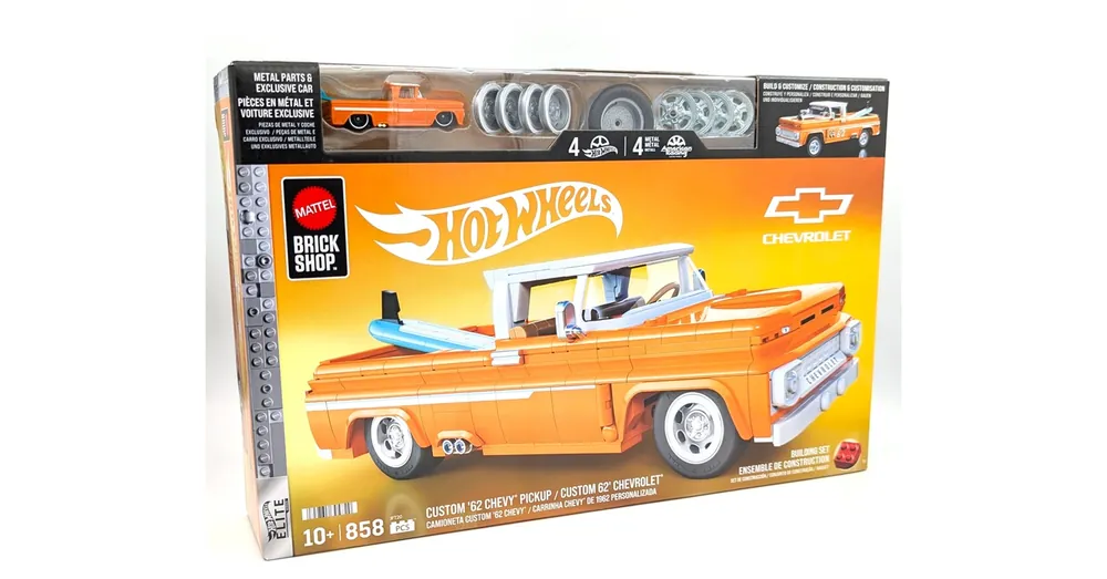 Azonnali szállítás Hot Wheels építő szett Chevrolet Pick-up