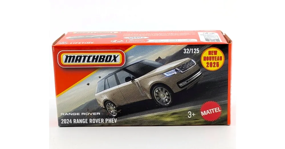 Korlátozott ajánlat Range Rover PHEV 2024 Matchbox modell D