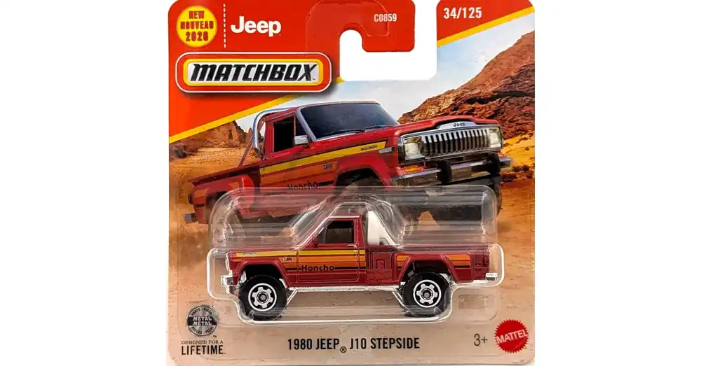 Biztonságos fizetés Jeep J10 Stepside 1980 Matchbox B