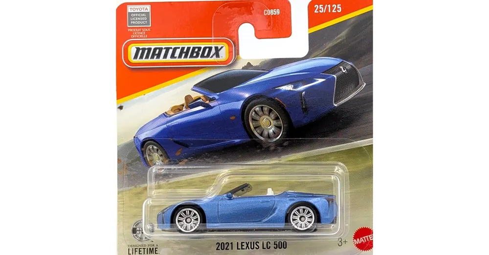 Újdonság Lexus LC 500 2021 1 64 Matchbox kék B