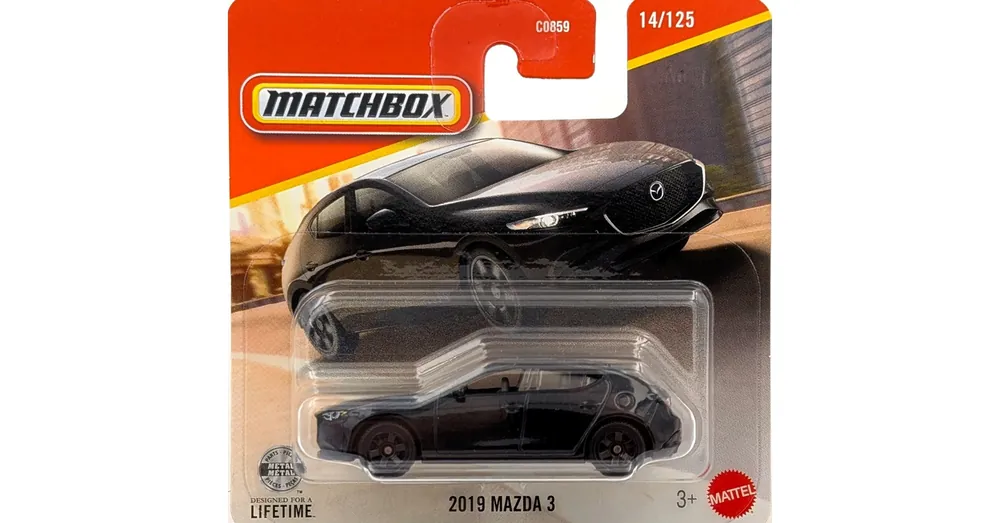 Különleges ajánlat Mazda 3 2019 fekete Matchbox modell B