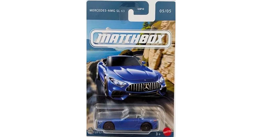 Mercedes-AMG SL 63 Matchbox kék kártyás Népszerű