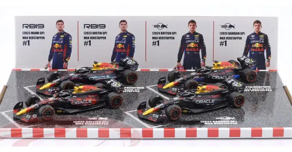 Honda Forma 1 Max Verstappen 4-es szett Gyors szállítás
