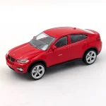 BMW X6 1 43 piros modellautó Rastar Gyors kiszállítás
