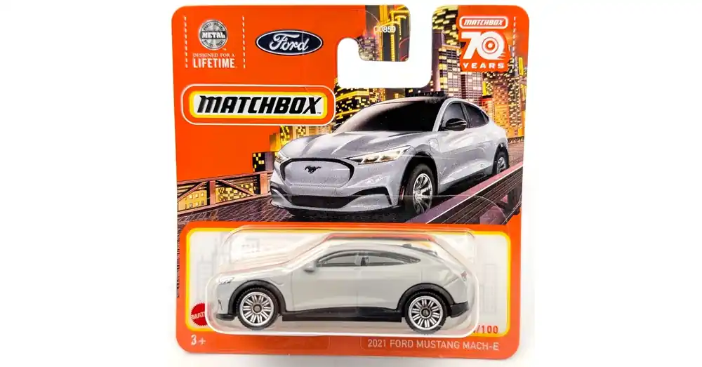 Ford Mustang Mach-E Matchbox ezüst B Népszerű