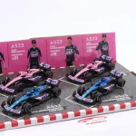 Alpine A523 Forma 1 Gasly-Ocon 4-es set Szuper akció