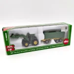 Azonnal elérhető John Deere traktor utánfutóval Siku 1843