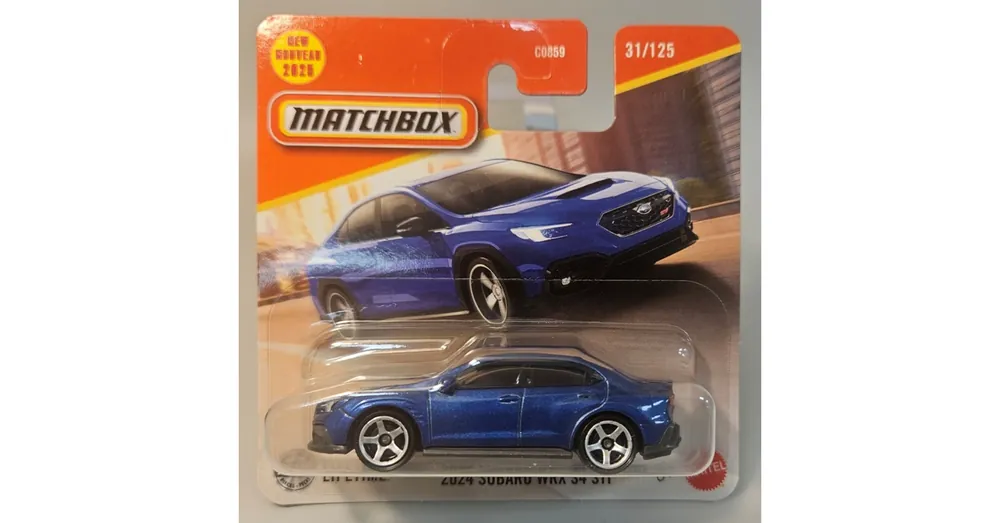 Subaru WRX S4 STI 2024 Matchbox modell B Gyors szállítás