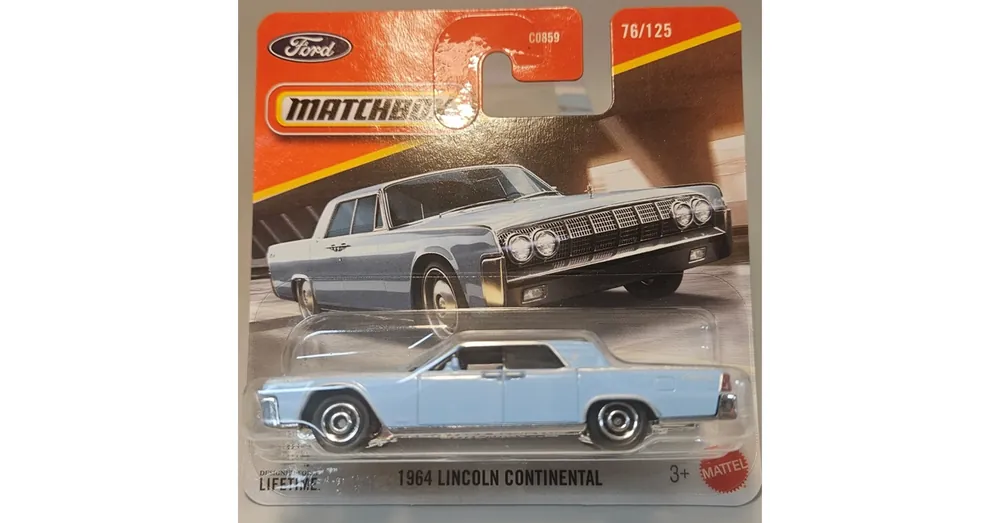 Lincoln Continental 1964 Matchbox kék B Szezonális akció