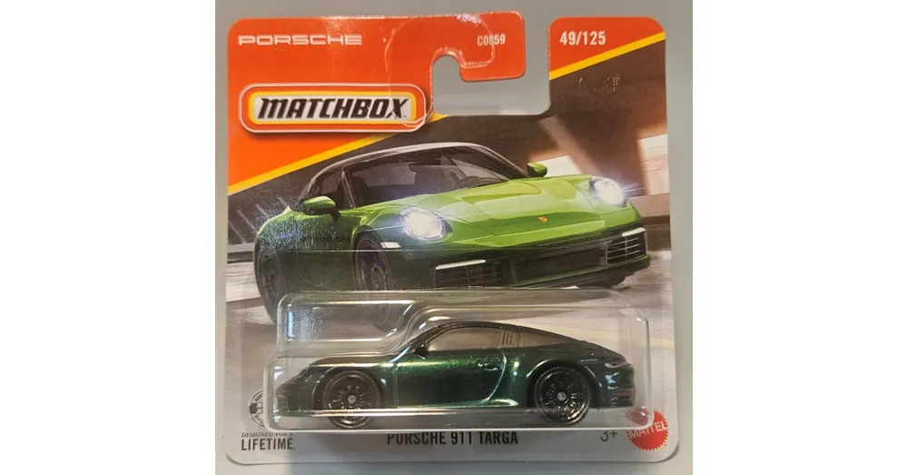 Szezonális akció Porsche 911 Targa zöld Matchbox B