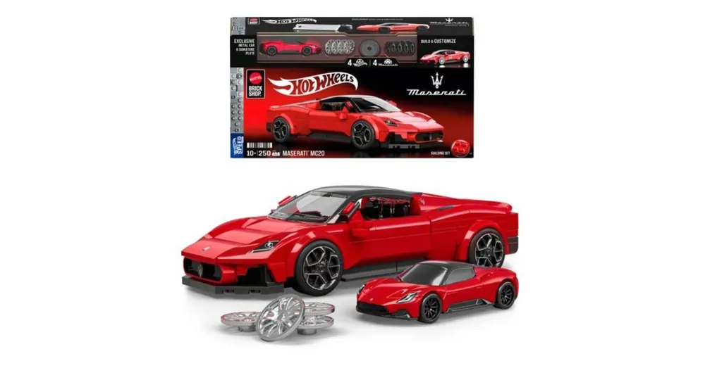 Hot Wheels építő szett Maserati MC20 Végkiárusítás