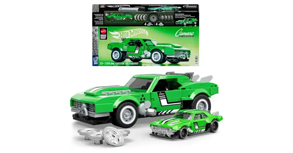 Azonnali szállítás Hot Wheels építő szett Chevrolet Camaro