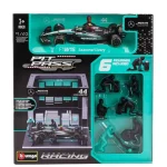 Szezonális akció F1 boxutca diorama Lewis Hamilton 1 43