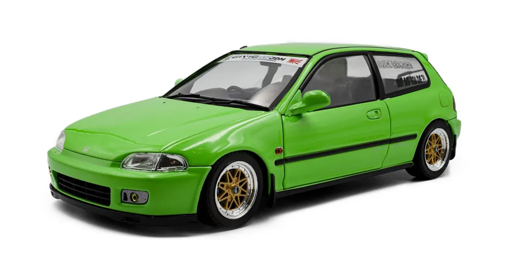 Alacsony ár Honda Civic Eg6 1991 zöld 1 18 Solido