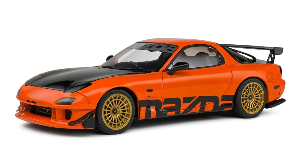 Árcsökkenés Mazda RX7 FD3RS 1999 sárga 1 18 Solido