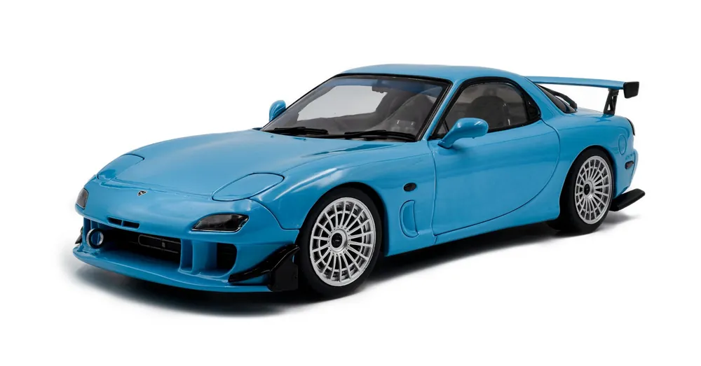 Mazda RX7 FD3RS 1999 kék 1 18 Solido Gyors kiszállítás