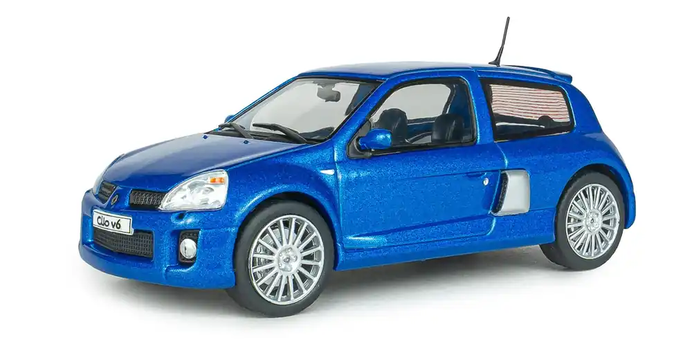 Renault Clio V6 Ph.2 2003 kék 1 43 Solid Népszerű