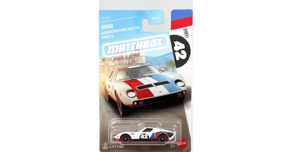 Exkluzív ajánlat Lamborghini Miura P400S Matchbox 01/05