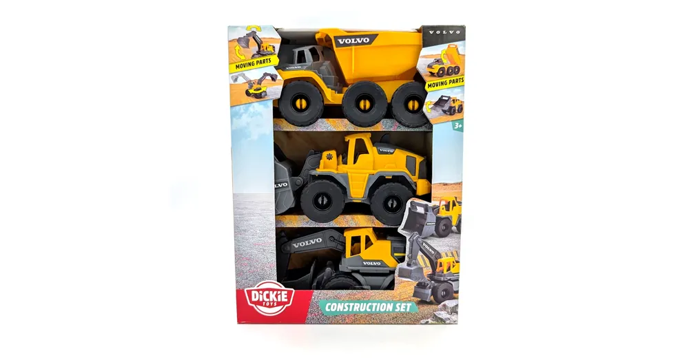 Építkezési járművek 3 db Dickie Toys Csak ma