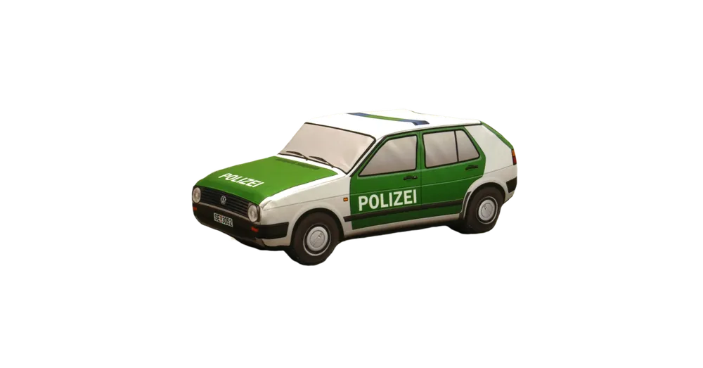 Plüss Volkswagen Golf II. Német Rendőr Szezonális akció