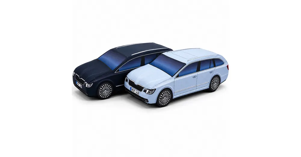 Biztonságos fizetés Plüss Skoda SuperB Kombi világoskék