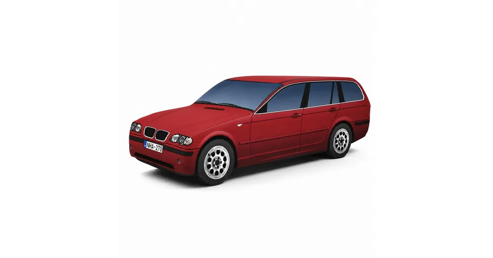 Plüss BMW 3-as sorozat Touring E46 bordó Csak ma