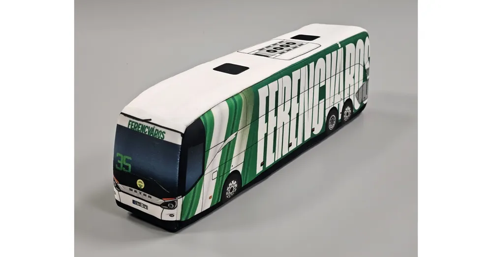 Árengedmény Plüss Setra S517 HD Fradi Busz Kicsi