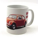 Retro bögre-Volkswagen Beetle -RED BUG Olcsó