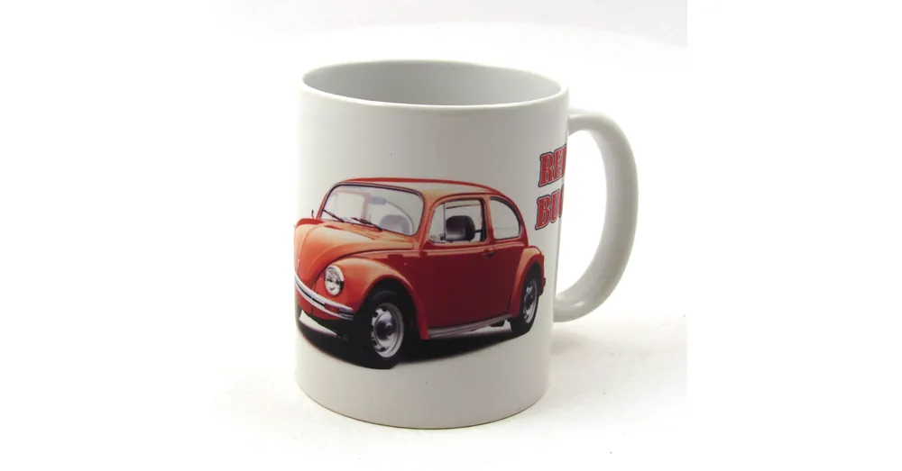 Retro bögre-Volkswagen Beetle -RED BUG Olcsó
