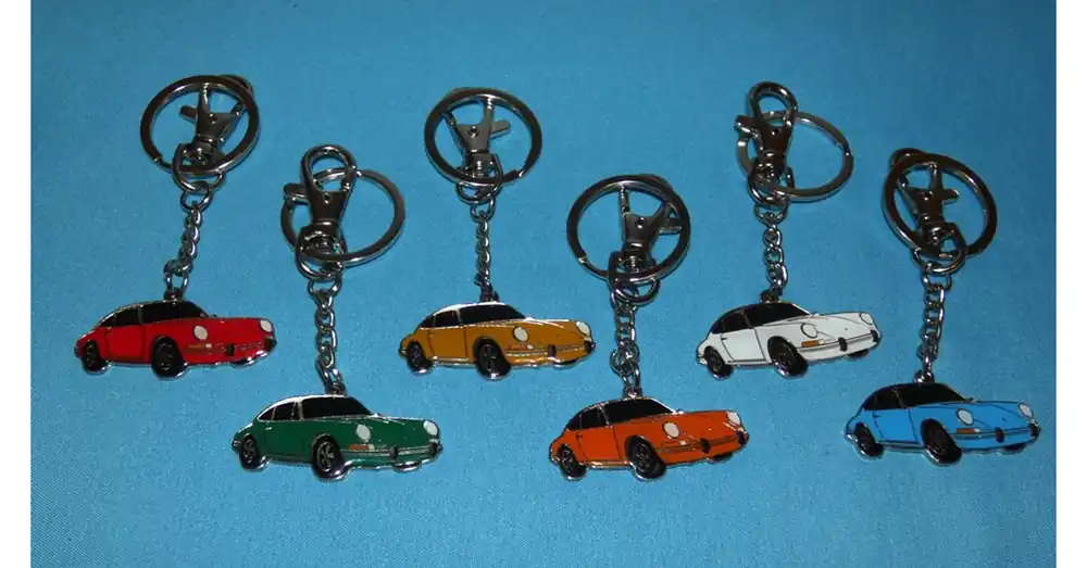 Árengedmény Porsche Kulcstartó