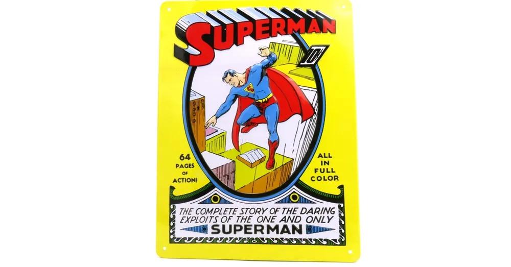 Superman Fémtábla 24x18 cm Biztonságos fizetés
