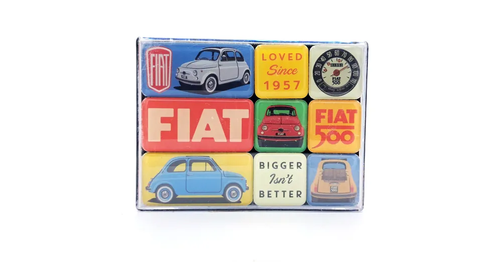Hűtőmágnes Szett - Fiat 500 Árengedmény